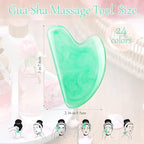 Sherr 24 Pcs Gua Sha Facial Tool Resin Gua Sha Massage Tool Heart Shaped Gua - Image 2