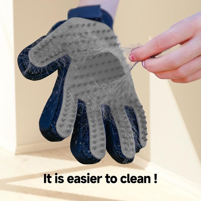 NVNAN Pet Hair Removal Glove for Dogs & Cats, Bathing and Washing, Safe for - Image 3