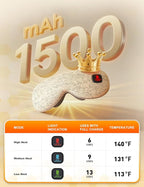 Heated Eye Masks for Dry Eyes, Eye Relief, Cordless Warm Eye Compress, 3 Heat - Image 3