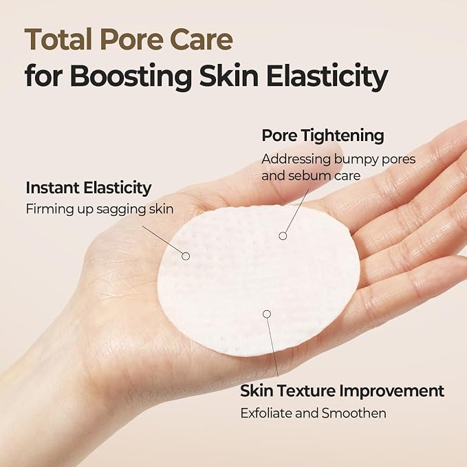 SKINFOOD Acorn Pore Peptide Toner Pad, Korean Skincare Facial Toner, Pore - Image 4