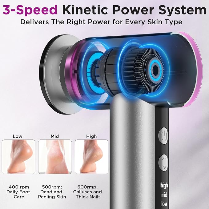 Electric Foot Callus Remover, Apply Oil, Foot SPA, Foot File, Reusable - Image 6