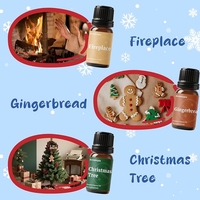 Fragrance Oil Holiday Set, Aromtopia Essential Oils - Image 4