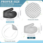 Karenhi 2 Pcs Honeycomb Exfoliating Glove Bath Mitt Body Spa Scrubber, - Image 2