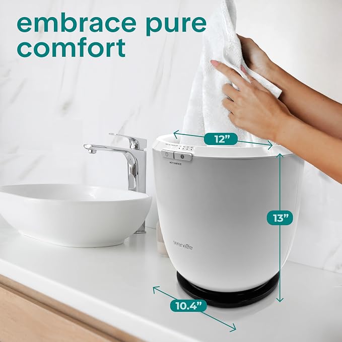 SereneLife Counter Towel Warmer Bucket - - Image 7