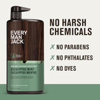 Every Man Jack Eucalyptus Mint Hydrating Mens Body Wash - Image 7