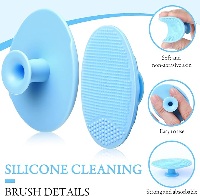 Nuogo 40 Pack Facial Cleansing Brush Face Scrubber Face Exfoliator Exfoliating - Image 3