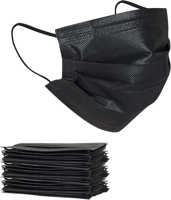 akgk 200pcs Disposable Face Masks, 3 Ply Disposable Masks - Image 2