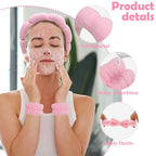 Pink Spa Headband and Wristband Set - Image 4