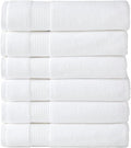 Modern Threads Hotel Collection 6-Pack 100% Ring Spun Cotton, Highly Absorbent by ModernThreads