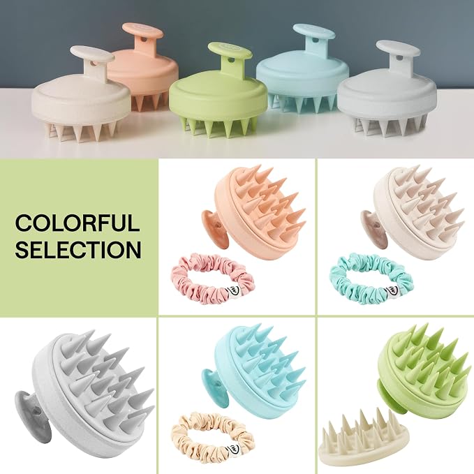 Silicone Scalp Scrubber for Dandruff – Serum, & Hair Oil Applicator – Scalp - Image 9