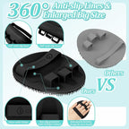 Silicone Body & Face Scrubber Set, 360° Anti-Slip & Hand-fit Silicone Shower - Image 5