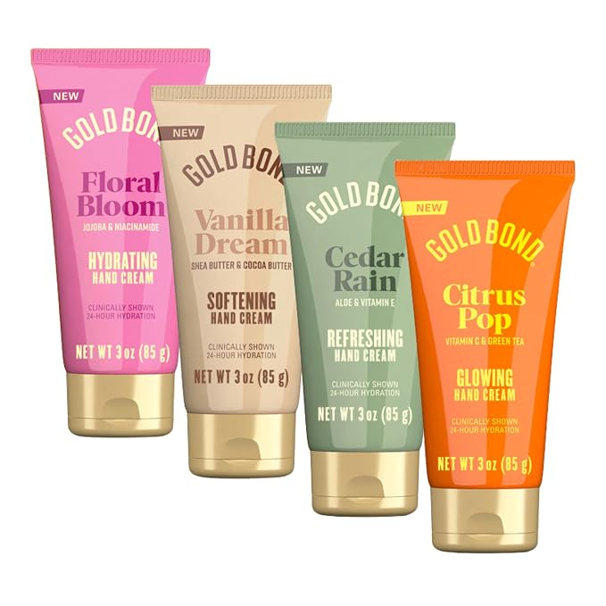 Gold Bond Scented Hand Cream Set, Everyday Hand Cream to Hydrate the Skin by GoldBond