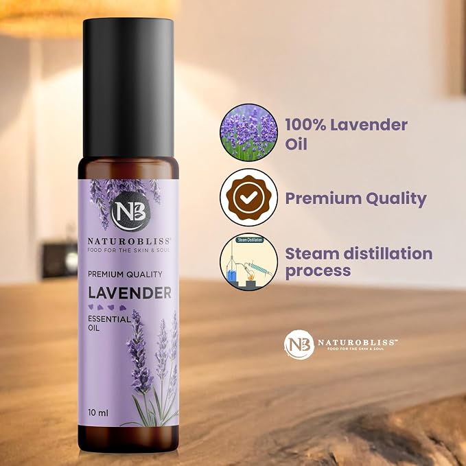 NaturoBliss Lavender Essential Oil Roll On, 10 ml - Image 4