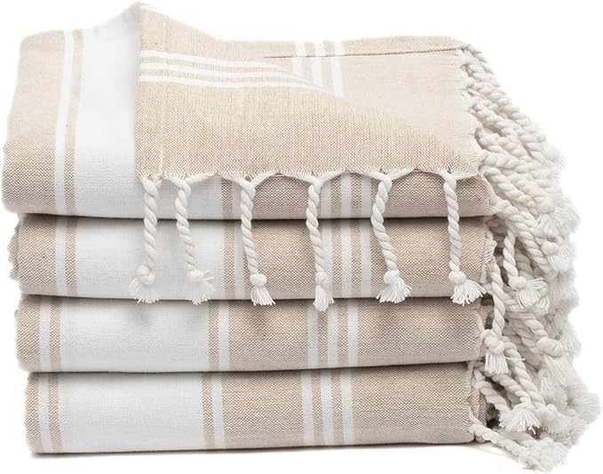 Cotton Turkish Beach Towel by 9Threads