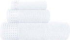 GLAMBURG Ultra Soft 3 Pack Cotton Towel Set, Contains a Bath Towel 28x55 inch by GLAMBURG
