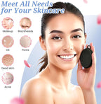 Silicone Back/Body/Face Scrubber & Soft Bath Glove Set 4PCS, Gentle Exfoliating - Image 7