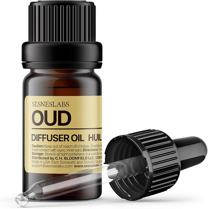 Oud Diffuser Oil, Niche Scent, Luxury Chinese Pepper, Tonka Bean, Musk by sesneslabs