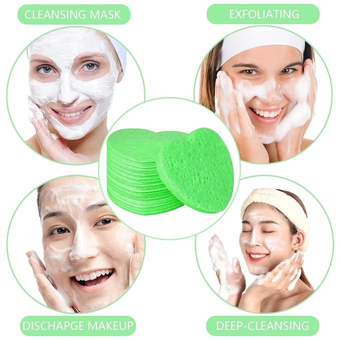 100-Count Compressed Facial Sponges - Image 7