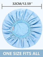 Years calm Shower Caps for Women Reusable Waterproof, Double Layer Waterproof - Image 5