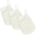 MIG4U 3 PCS Exfoliating Facial Scrubber Mitt, Face Cleanser Wash Mittens by MIG4U