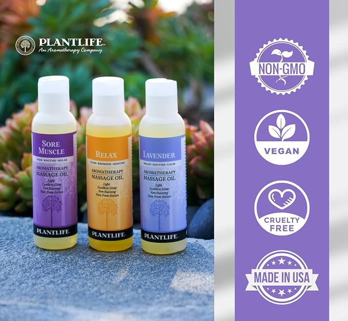 Plantlife Relax Massage Oil - Image 3