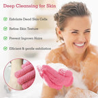 Evridwear Exfoliating Gloves for Shower, 100% Nylon Thick Soft Medium Heavy - Image 3