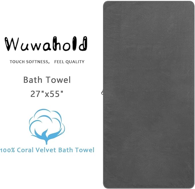 4 Pack Bath Towel Set, Waffle Bath Towel Set, Microfiber Super Soft Highly - Image 9