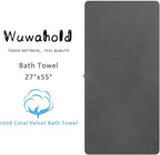 4 Pack Bath Towel Set, Waffle Bath Towel Set, Microfiber Super Soft Highly - Image 9
