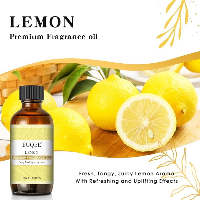EUQEE Lemon Fragrance Oi Premium Essential Oil - Image 2