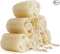 Natural Loofah Sponge, Organic Bath Loofah Pack, Lufas Exfoliating Body Scrubber by FRTIM