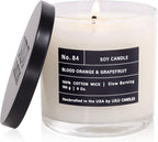 Lulu Candles | Blood Orange & Grapefruit | Luxury Scented Soy Jar Candle | Hand by LULUCANDLES