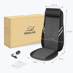 Snailax Back Massager with Heat, Shiatsu Massage Seat Cushion, 8 Flexible Nodes - Image 7