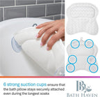 Bath Pillow Bathtub Pillow Back Neck Support Pillow, Spa Cushion - Image 4