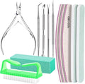 FANDAMEI Nail Tools, Nail Care Kit, Nail Files 100/180, Nail Buffer Block by FANDAMEI