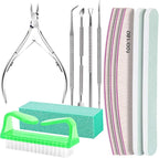 FANDAMEI Nail Tools, Nail Care Kit, Nail Files 100/180, Nail Buffer Block by FANDAMEI