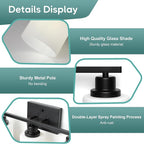 Ascher Bathroom Light Fixtures, 3-Light Vanity Light Over Mirror, Wall Lamp - Image 5