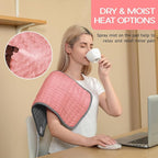 Heating Pad for Period Cramps, Heating Pad for Back/Neck/Shoulder Muscle Pain - Image 5