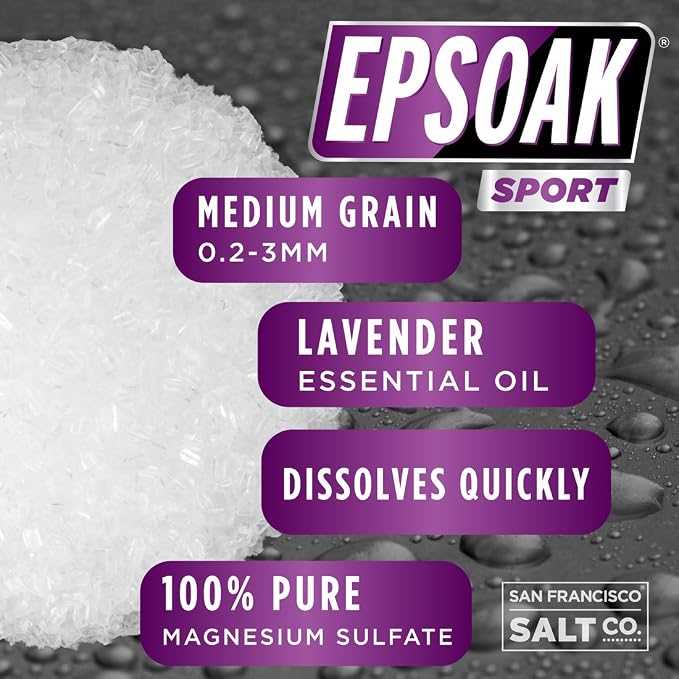 Epsoak Sport Epsom Salt 5 lb. USP Magnesium Sulfate - Image 2