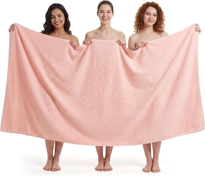 REDKISS Pack of 1 Jumbo Bath Sheet, 40 x 80 Inches Microfiber Oversized Bath by REDKISSOnline