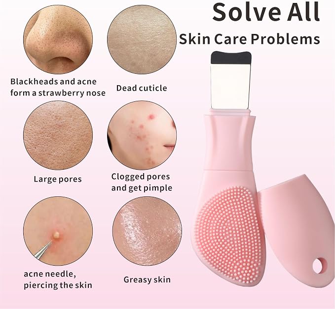 Silicone Face Scrubber Blackhead Remover Tool, Mask Applicator - Image 8