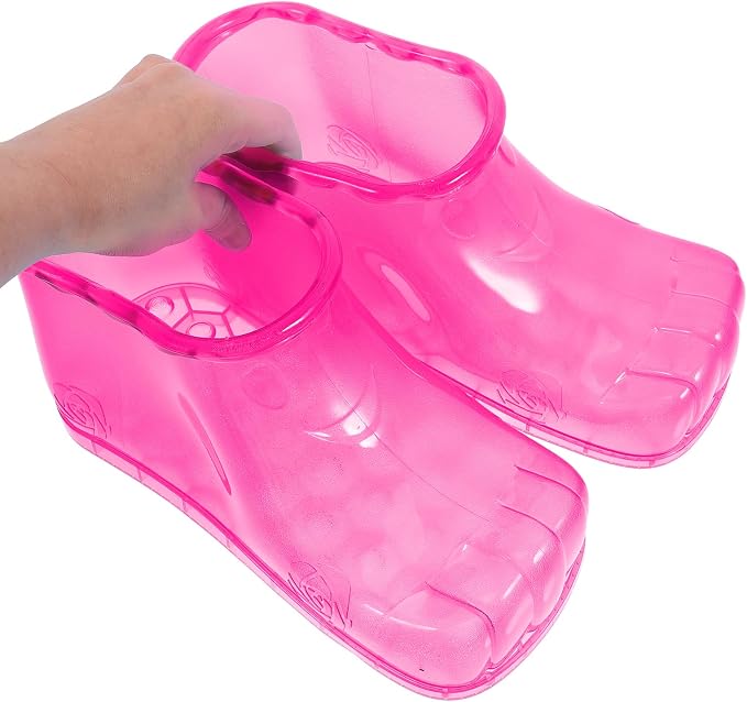 FRCOLOR Foot Soaking Shoes Waterproof PVC Spa Bath Slippers - Image 7