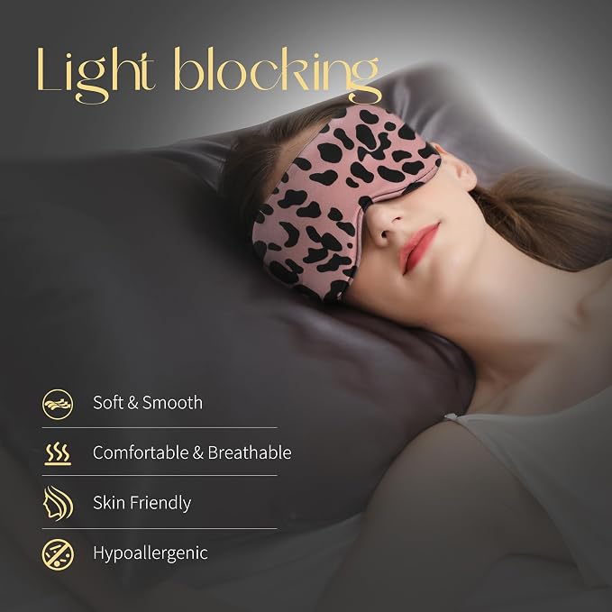 ZIMASILK Adjustable 100% 22 Momme Mulberry Silk Sleep Mask - Image 3