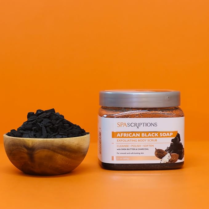 SpaScriptions African Black Soap Sugar Scrub - Image 5