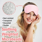 BeHoomi Heated Eye Mask, Weighted Sleep Mask Warm Compress - Image 5