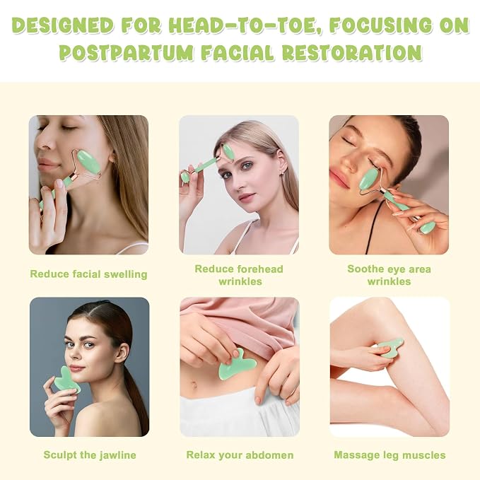 Birthing Comb for Labor Pain and Gua Sha Facial Tools, Post Partum/Home - Image 4
