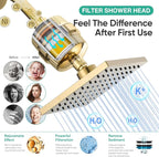 Cobbe High Pressure Filtered Shower Head Combo, Rain Shower Head - Image 3