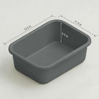 DecorRack 2 Plastic Wash Basins, Large 10 Quart Graduated Bucket, Portable - Image 3