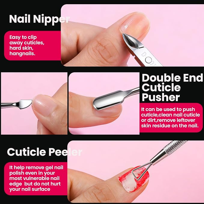 FANDAMEI Nail Remover Kit, Soak Off Kit - Image 5