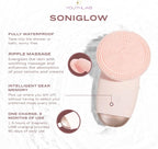 SoniGlow Silicone Face Scrubber/Facial Cleansing Brush – Electric Vibrating - Image 5
