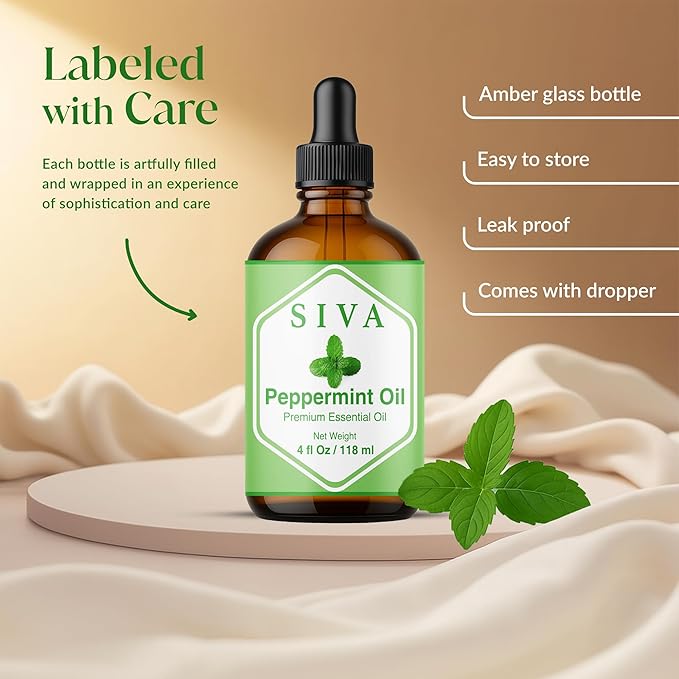 Siva Peppermint Essential Oil - Image 4